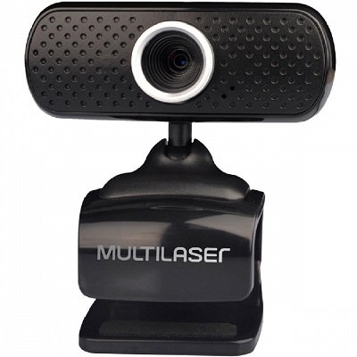 Webcam Plug&Play 480P c/ Mic USB preto WC051